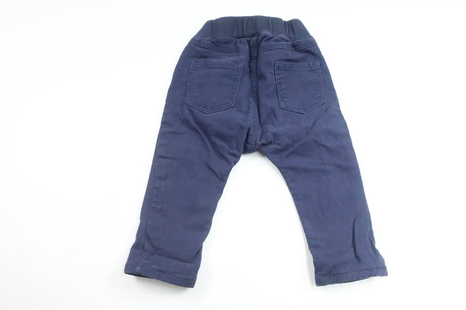 Lined trousers from H&M - Size 74 - Navy blue