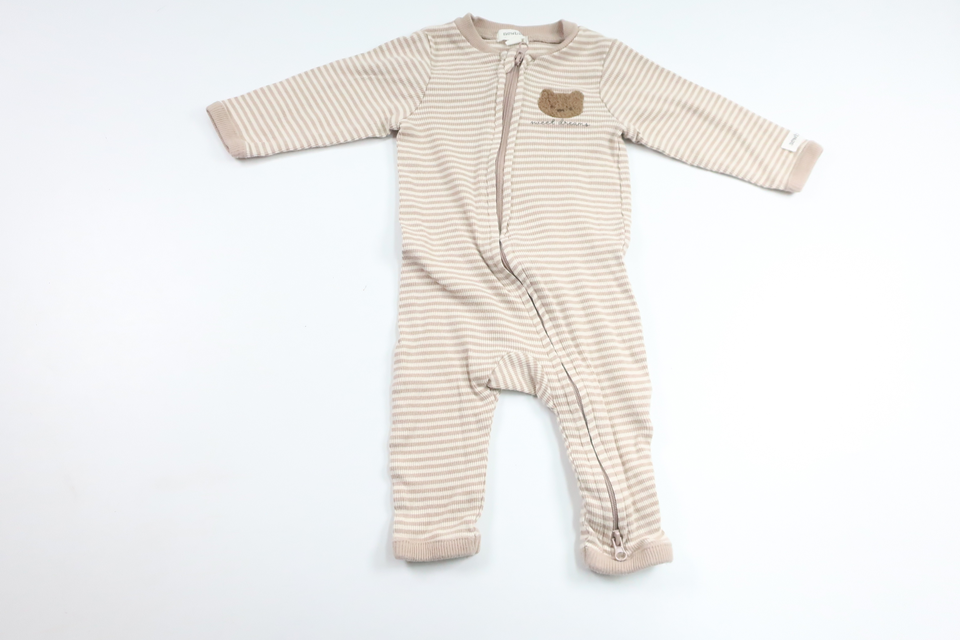 Striped pyjamas from Newbie - Size 62 - Beige