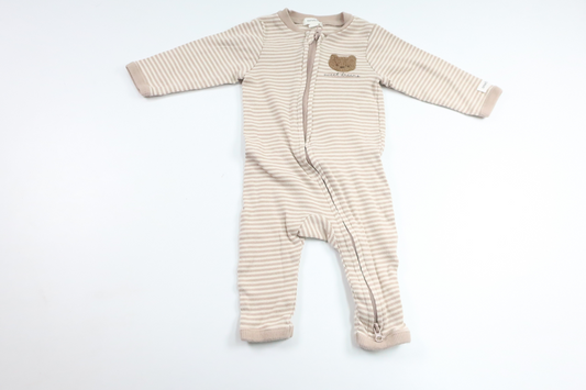 Striped pyjamas from Newbie - Size 62 - Beige