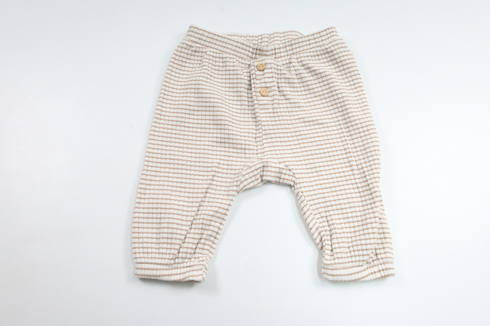 Ribbed trousers from H&M - Size 56 - Beige