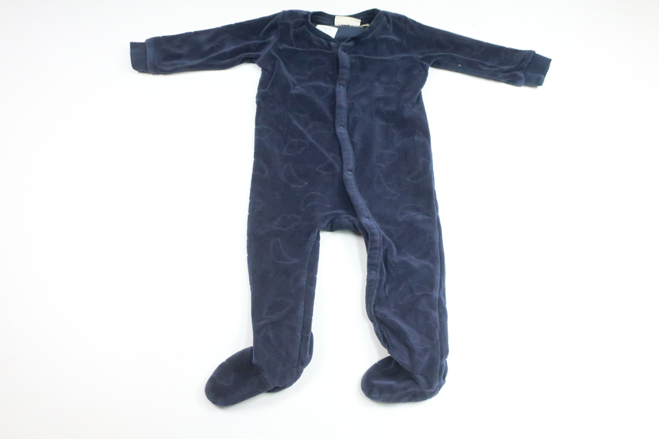 Fleece jumpsuit from Lupilu - Size 74/80 - Navy blue