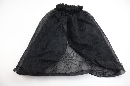 Lace cape from Crossbow - Size One size - Black