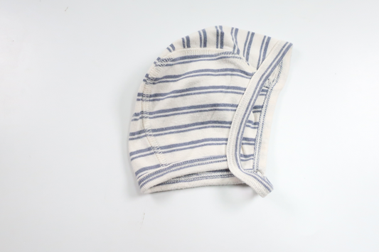 Striped beanie from FIX by Lindex - Size 50/56 - White