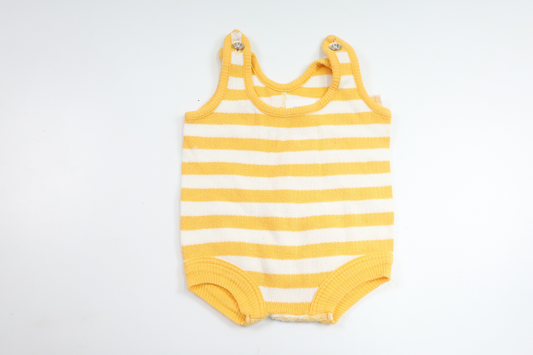 Striped bodysuit from Anna Modeller - Size 62 - Yellow