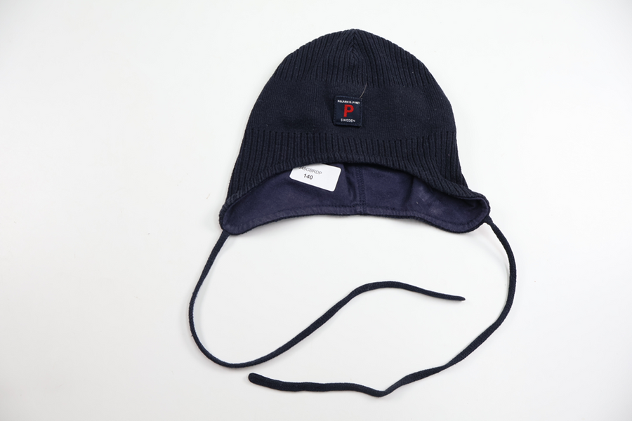 Beanie from Polarn O. Pyret - Size 44 - Navy blue