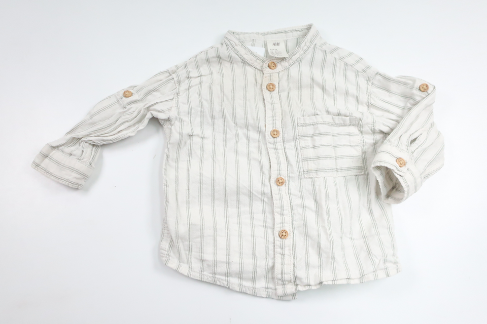 Striped shirt from H&M - Size 68 - White