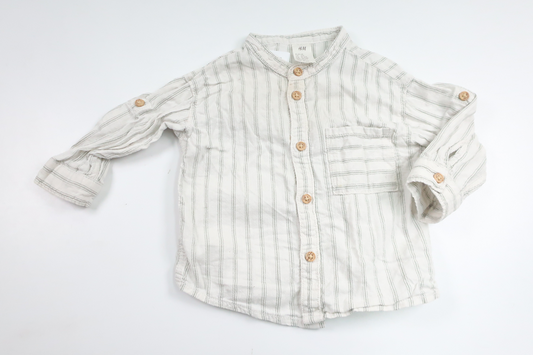 Striped shirt from H&M - Size 68 - White
