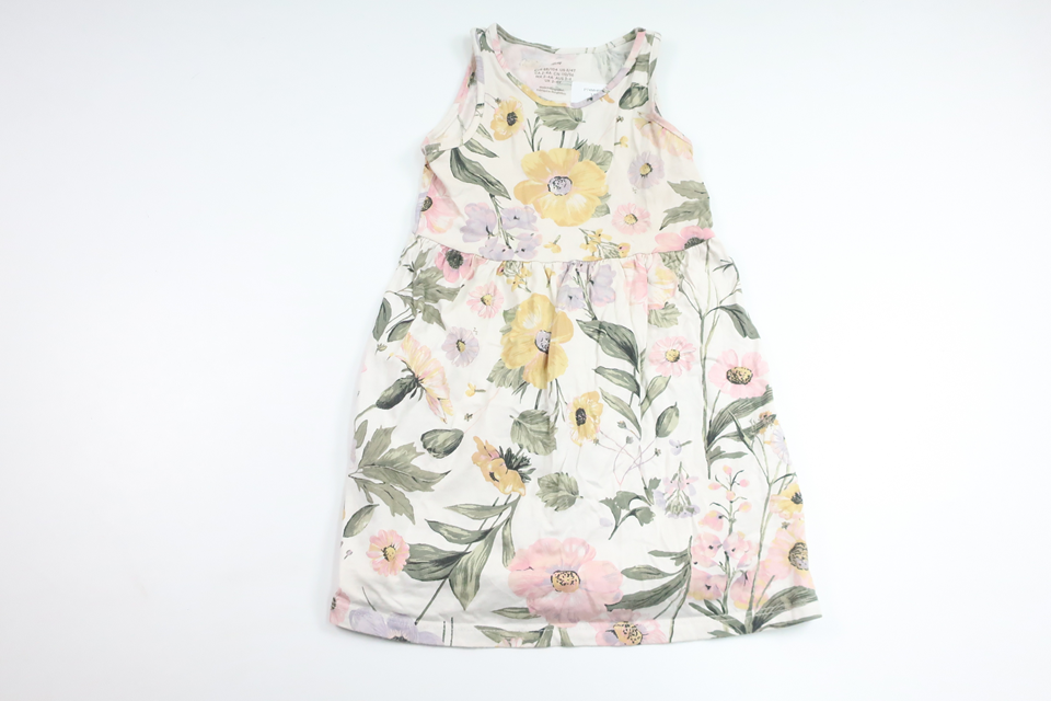 Floral dress from H&M - Size 98/104 - White