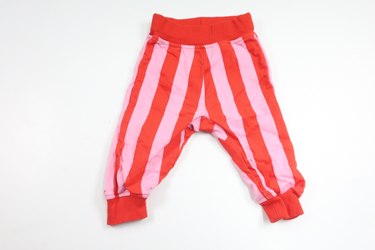 Striped trousers from Lindex - Size 68 - Red