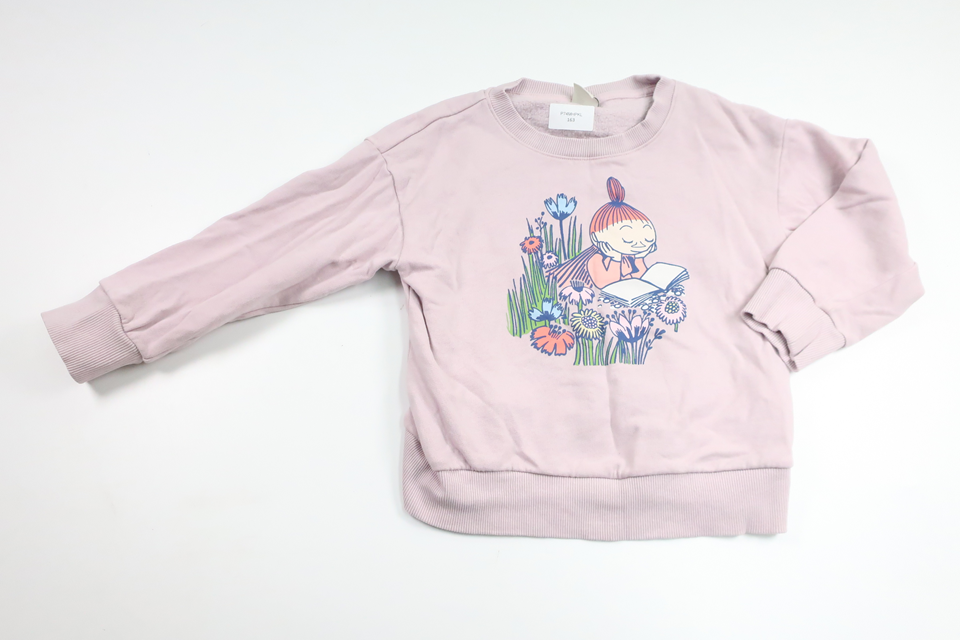 Sweatshirt with Moomin from Moomin by Lindex - Size 104 - Purple