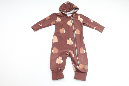 Hedgehog Jumpsuit from Blaa - Size 62/68 - Burgundy
