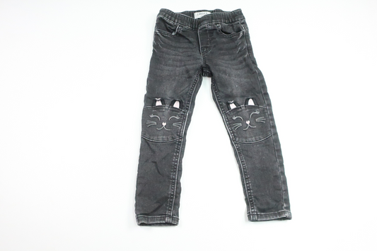 Jeans from Lindex - Size 98 - Black