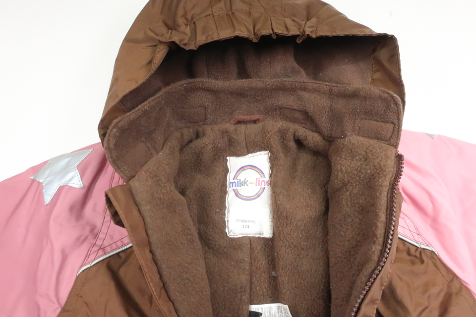 Fleece-lined overall from Mikk-line - Size 74 - Brown