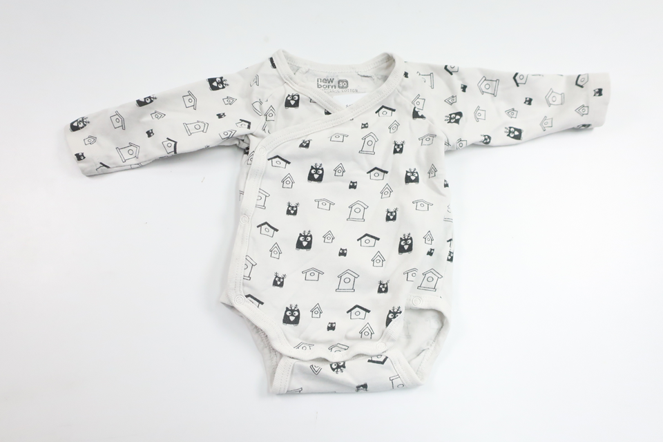 Wrap bodysuit from Lindex - Size 50 - White