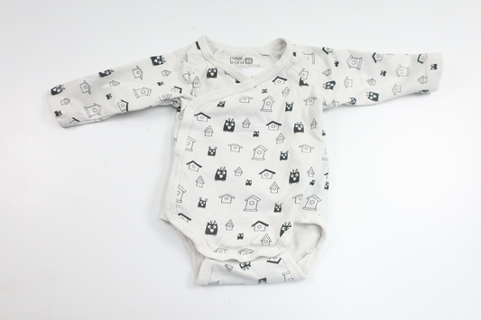 Wrap bodysuit from Lindex - Size 50 - White