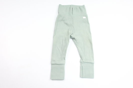 Ribbed trousers from H&M - Size 74 - Green