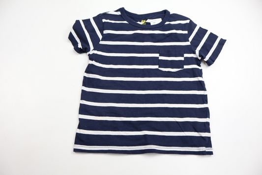 H&M T-shirt - Size 110/116 - Navy blue