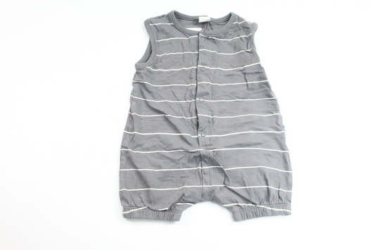 Striped jumpsuit from H&M - Size 68 - Gray