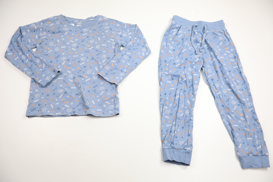 Tvådelad pyjamas från Snooze Set - Storlek 122 - Blå