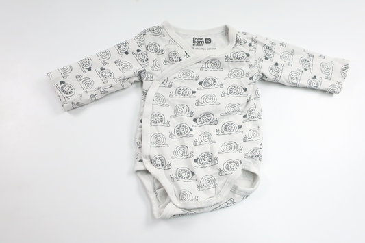 Wrap bodysuit from Lindex - Size 50 - White