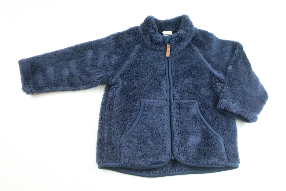 Fleece jacket from H&M - Size 74 - Navy blue