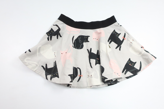 Skirt with cats from Lindex - Size 98/104 - Grey