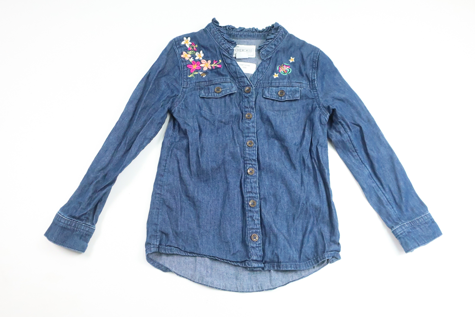 Denim shirt from Lupilu - Size 104 - Denim