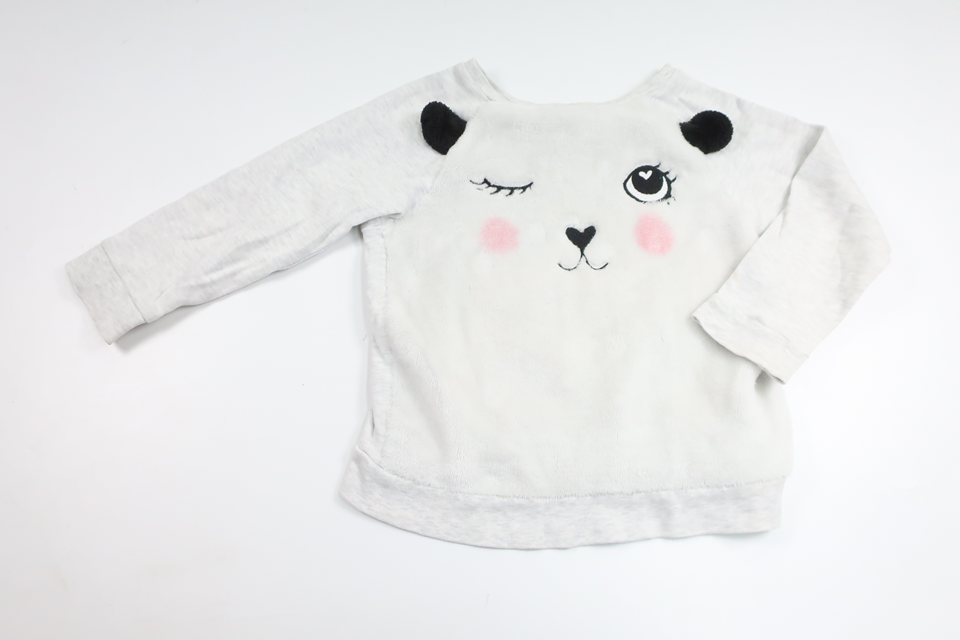 Pajama sweater from H&M - Size 98/104 - Gray