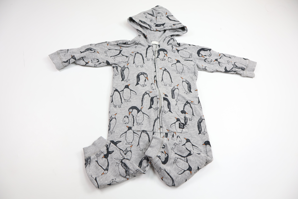 Overall with penguins from KAXS - Size 86 - Grey