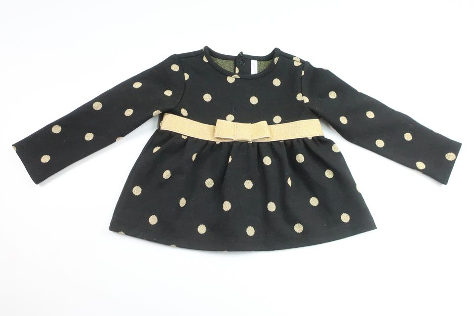 Polka dot tunic from Idexe - Size 74 - Black