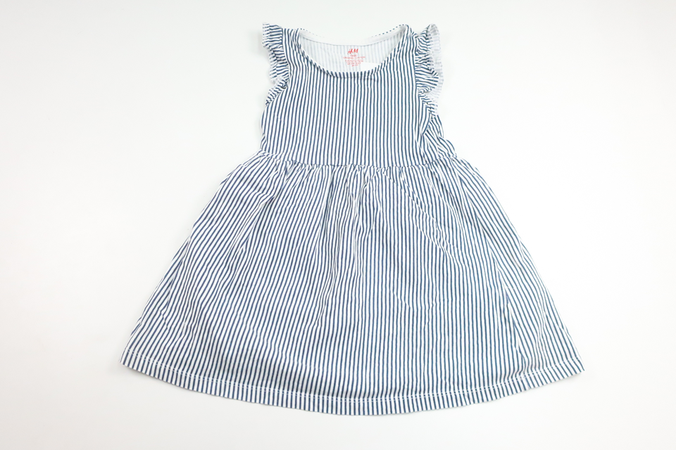 Striped dress from H&M - Size 98/104 - Blue