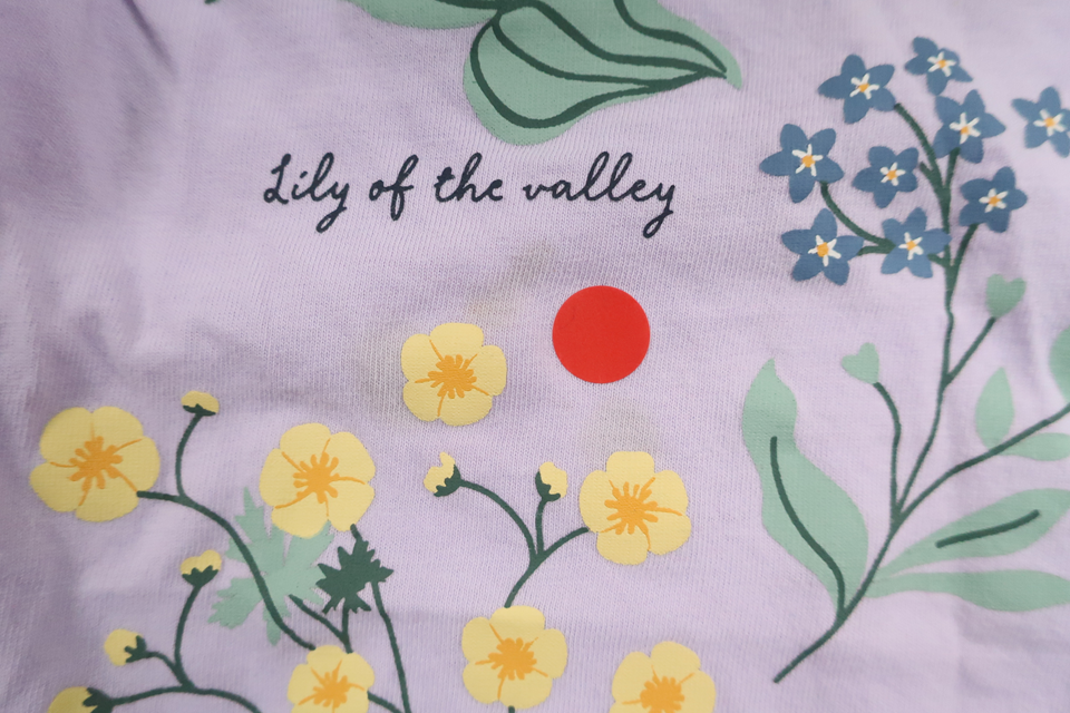 T-shirt from Polarn o. Pyret - Size 98 - Purple