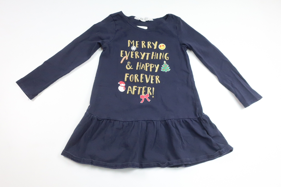 Dress from H&M - Size 98/104 - Navy blue