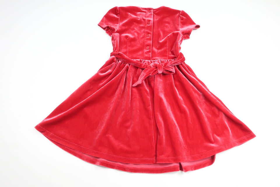 Velour dress from Cubus - Size 98/104 - Red