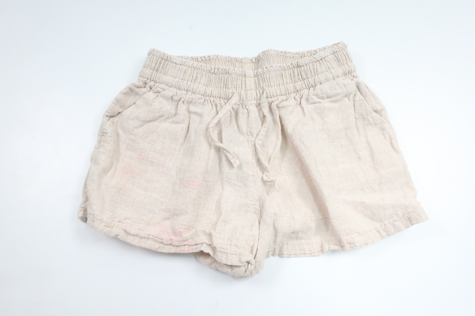 55% Linen Shorts from H&M - Size 104 - Beige