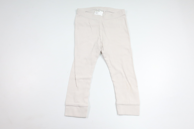 Ribbed trousers from H&M - Size 92 - Off-white