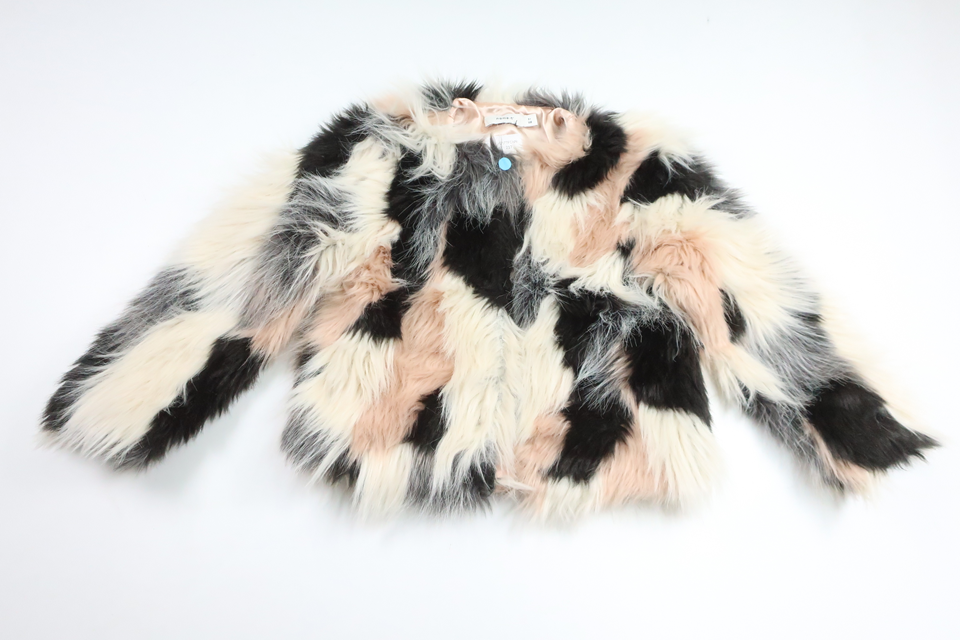 Faux fur jacket from Name It - Size 110 - Multi