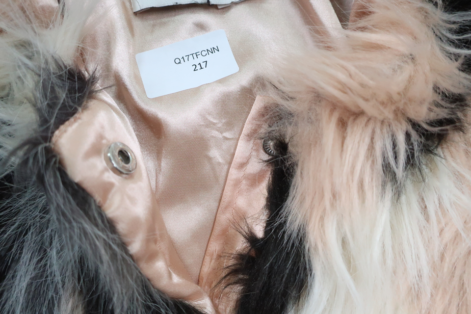 Faux fur jacket from Name It - Size 110 - Multi