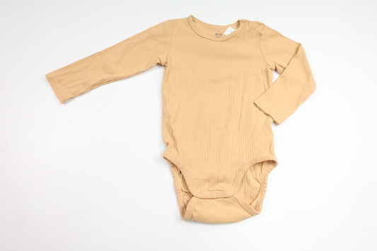Ribbed body from H&M - Size 80 - Yellow