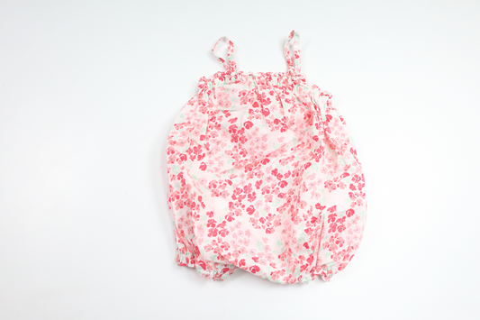 Floral H&M bodysuit - Size 68 - Pink