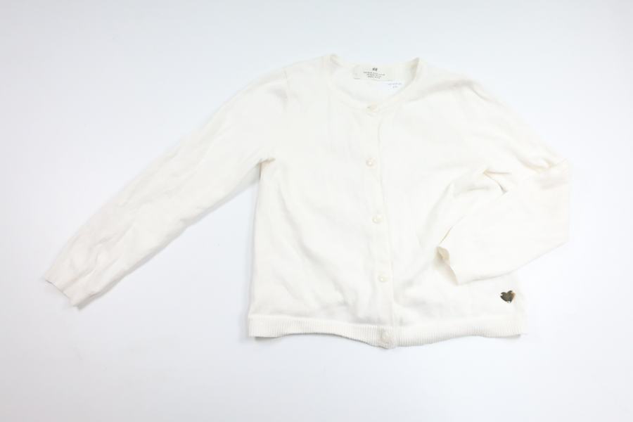 Knitted cardigan from H&M - Size 110/116 - White