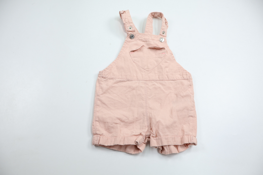 Hängselshorts från H&M - Storlek 74 - Rosa