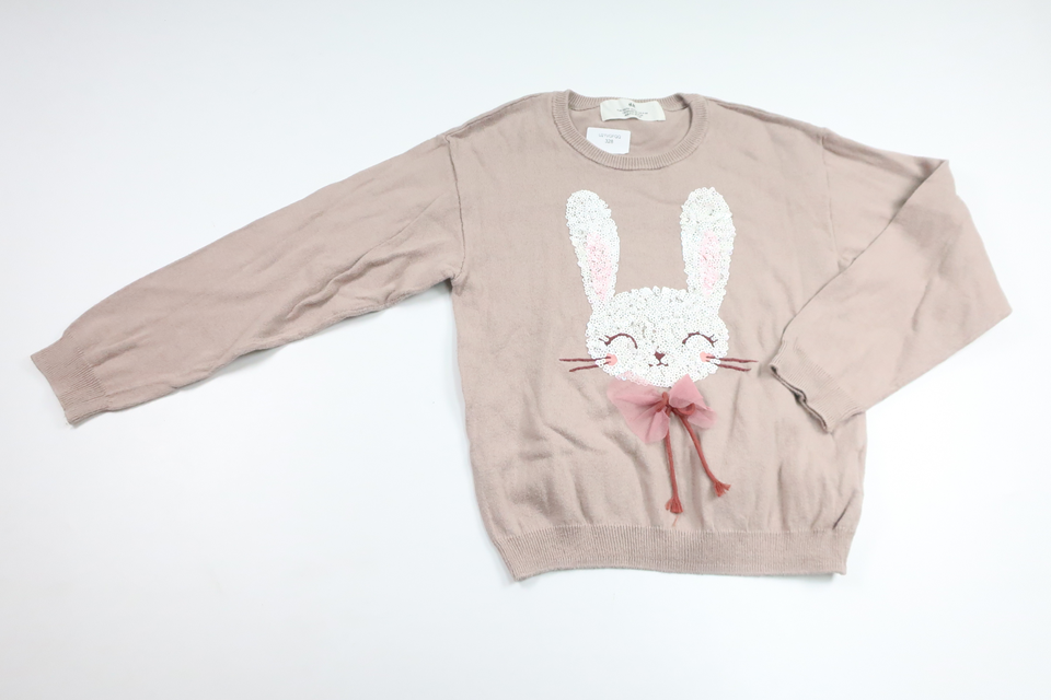 Knitted sweater from H&M - Size 110/116 - Beige