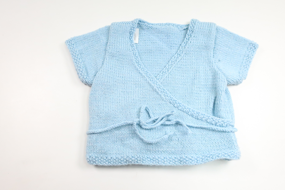 Knitted sweater from Hemstickat - Size 110 - Blue