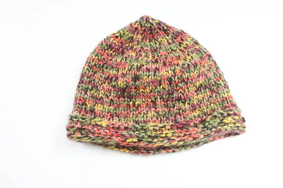 Knitted beanie from Hemstickat - Size 74/80 - Multi