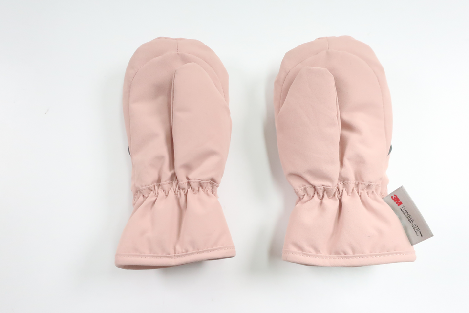Fleece-lined mittens from H&M - Size 74/80 - Pink