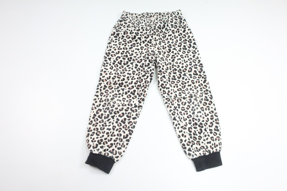 Fleece pajama bottoms from H&M - Size 98/104 - Off-white