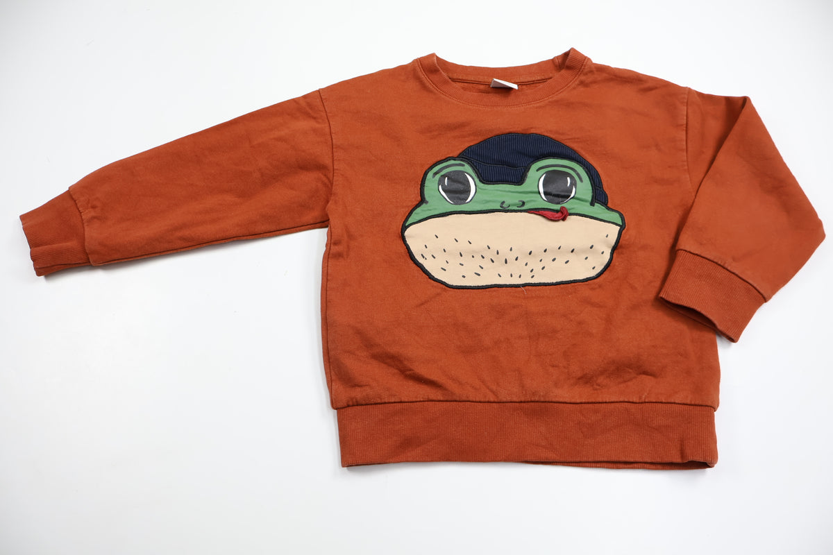 Sweatshirt från Lindex - Storlek 110 - Brun