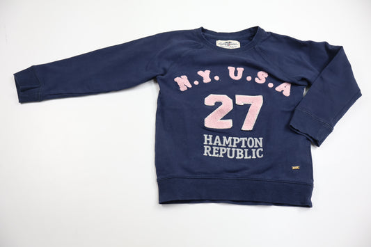 Sweatshirt från Hampton Republic - Storlek 110/116 - Marinblå