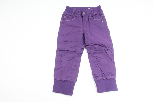 Lined trousers from Lindex - Size 98 - Purple